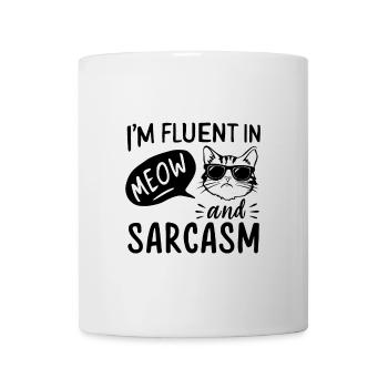 Drôle de dicton de chat - Mug blanc - blanc - Devant