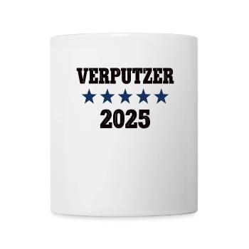 2025 Verputzer Beruf Stuckateur Job Arbeit Lehre - Tasse - Weiß - Vorne