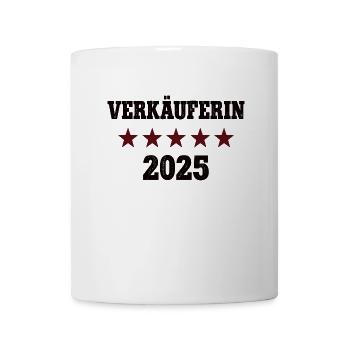 2025 Verkäuferin Beruf Abschluß Lehre Bestanden - Tasse - Weiß - Vorne