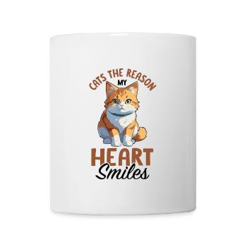 Drôle de dicton de chat - Mug blanc - blanc - Devant