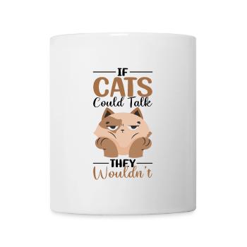 Funny cat saying - Mug - white - Front