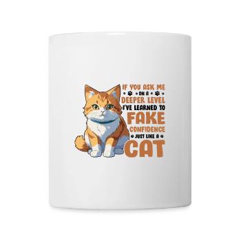 Funny cat saying - Mug - white - Front