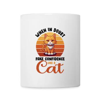 Funny cat saying - Mug - white - Front