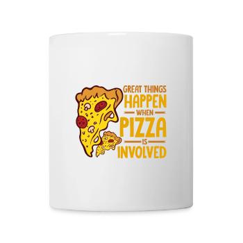 Funny pizza saying - Mug - white - Front