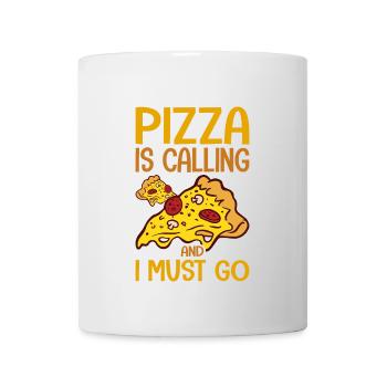 Drôle de dicton de pizza - Mug blanc - blanc - Devant