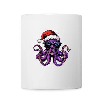 Oktopus Weihnachten Lustig - Tasse - Weiß - Vorne