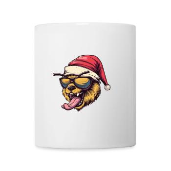 Biene Weihnachten Lustig - Tasse - Weiß - Vorne