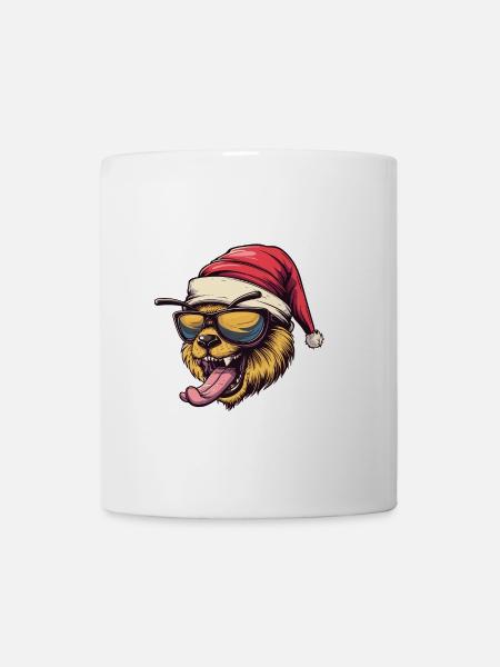 Biene Weihnachten Lustig - Tasse - Weiß