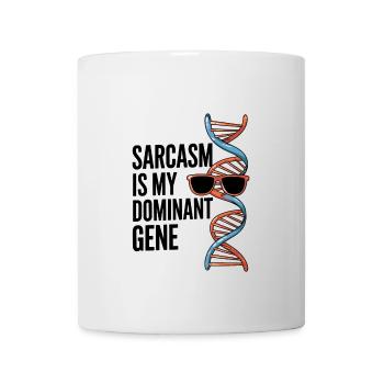 Sarcasm Genes DNA Genetics - Mug - white - Front