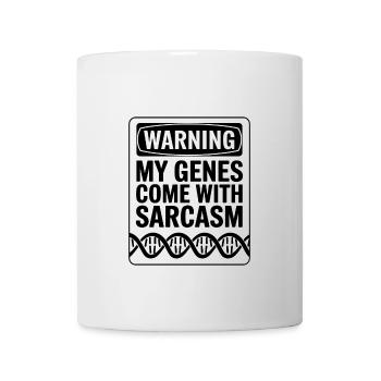 Sarcasm Genes DNA Genetics - Mug - white - Front