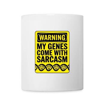 Sarcasm Genes DNA Genetics - Mug - white - Front