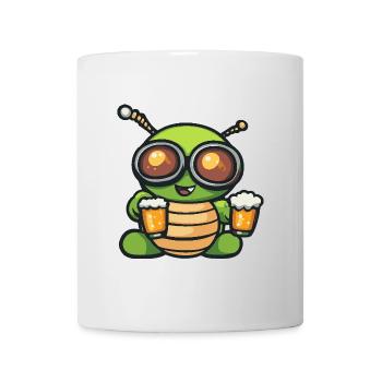 Bière d’après-ski Wurm - Mug blanc - blanc - Devant