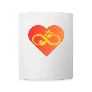 Chien Amour Chien Chiens - Mug blanc - blanc - Devant