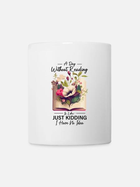 Livre de lecture Merch Booktok Livre cadeau livresque - Mug blanc - blanc