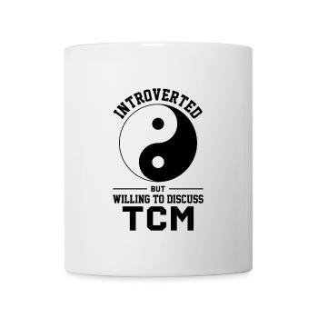 Symbole Ying Yang MTC - Mug blanc - blanc - Devant