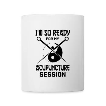 Cadeaux d’acupuncteur Design Médecine Chinoise - Mug blanc - blanc - Devant