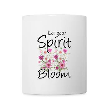 Fleurs sauvages Fleurs - Mug blanc - blanc - Devant
