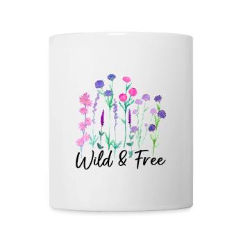 Wildflowers Flowers - Mug - white - Front