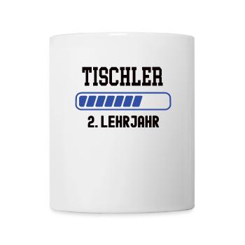 Ausbildung Tischler 2. Lehrjahr Tischlerei Lehre - Tasse - Weiß - Vorne