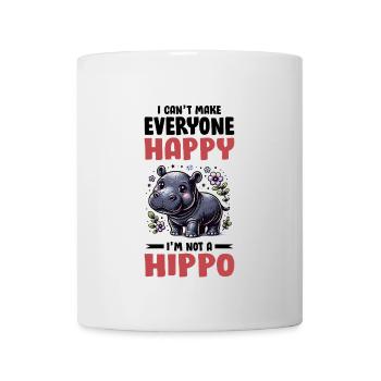 Nilpferd - Tasse - Weiß - Vorne