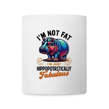 Nilpferd - Tasse - Weiß - Vorne