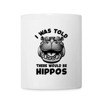 Nilpferd - Tasse - Weiß - Vorne