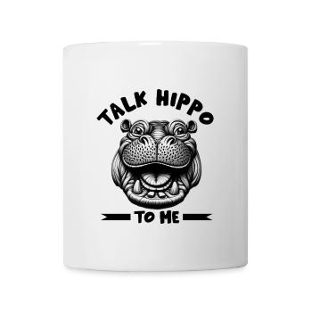 Nilpferd - Tasse - Weiß - Vorne