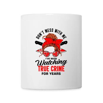 Crime Junkie Merch Crime Podcast True Crime Junkie - Mug - white - Front