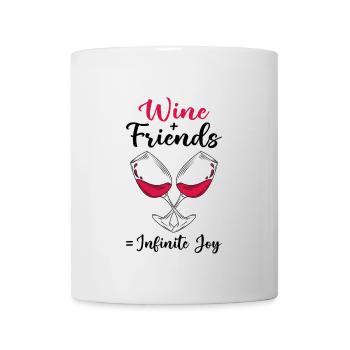 Wein Rotwein - Tasse - Weiß - Vorne
