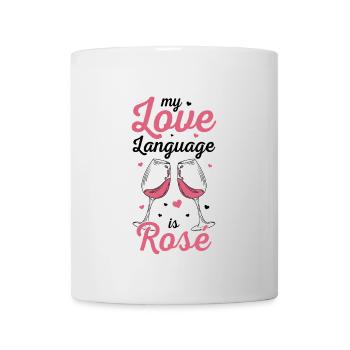 Wein Rosé - Tasse - Weiß - Vorne