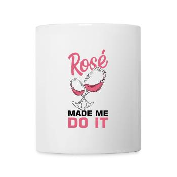 Wein Rosé - Tasse - Weiß - Vorne