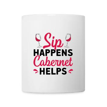Wein Rotwein - Tasse - Weiß - Vorne