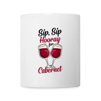 Wein Rotwein - Tasse - Weiß - Vorne