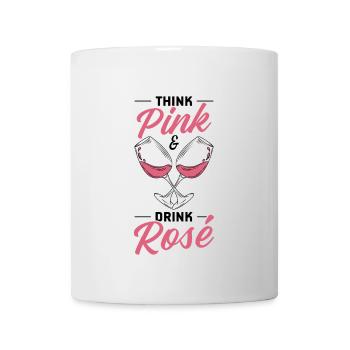 Wein Rosé - Tasse - Weiß - Vorne