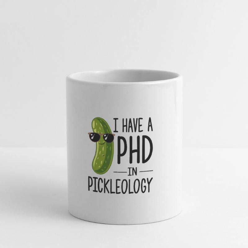 Cornichon de concombre Mug blanc