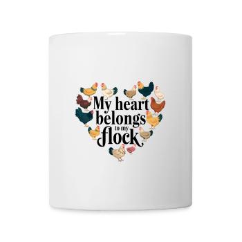 Poulets Poulets - Mug blanc - blanc - Devant