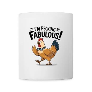 Huhn Hühner - Tasse - Weiß - Vorne