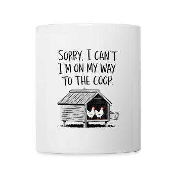 Huhn Hühner - Tasse - Weiß - Vorne