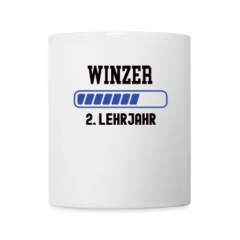 Ausbildung Winzer 2. Lehrjahr Winzerei Lehre - Tasse - Weiß - Vorne