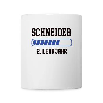 Ausbildung Schneider 2. Lehrjahr Schneiderei Lehre - Tasse - Weiß - Vorne