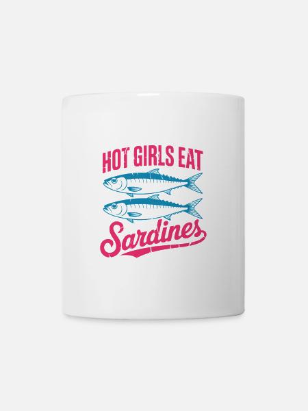 Fischkonserven Sardine - Tasse - Weiß