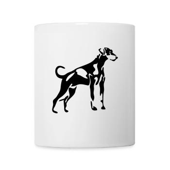 Dobermann Doberman Hunde Hund Wilsigns Hunde - Tasse - Weiß - Vorne