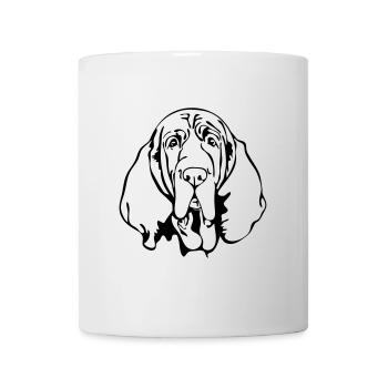 BLOODHOUND Hunde Hund Wilsigns Jagdhunde Jagdhund - Tasse - Weiß - Vorne