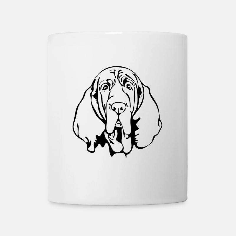 BLOODHOUND Hunde Hund Wilsigns Jagdhunde Jagdhund - Tasse - Weiß