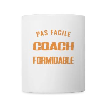 COACH Sports Coach Geschenk Coach Formidable - Tasse - Weiß - Vorne