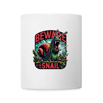 Giant snail, snail disaster, garden snail - Mug - white - Front