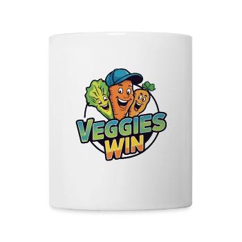 Sain, végétalien, végétarien, bien-être animal - Mug blanc - blanc - Devant