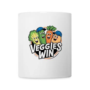 Durabilité Les drôles de légumes sont heureux pour les légumes - Mug blanc - blanc - Devant