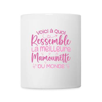 Cadeau Meilleure Mamounette - Cadeau Mamounette - Mug blanc - blanc - Devant