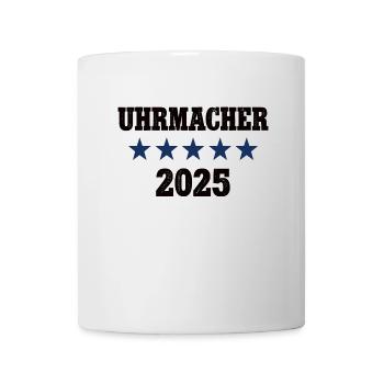 2025 Uhrmacher Beruf Uhrmacherei Job Arbeit Lehre - Tasse - Weiß - Vorne